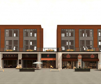 Modern Appearance Of Commercial Building-ID:201349971