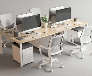 Modern Office Desk And Chair-ID:426265952