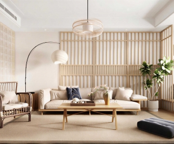 Japanese Style A Living Room-ID:383250759
