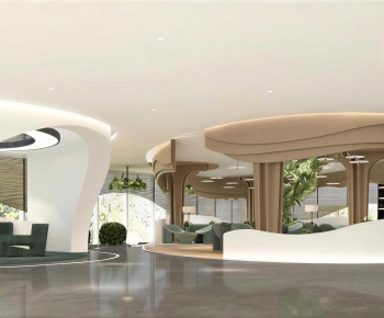Modern Office Reception Desk-ID:207887895