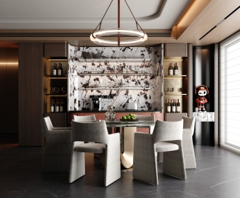 Modern Dining Room-ID:740423921