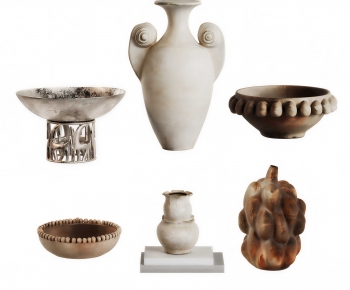 Wabi-sabi Style Clay Pot-ID:101372005