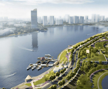 Modern Architectural Bird's-eye View Planning-ID:985330107