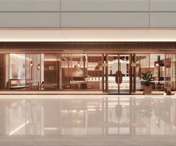 New Chinese Style Facade Element-ID:366034036