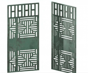 New Chinese Style Metal Screen Partition-ID:682969092