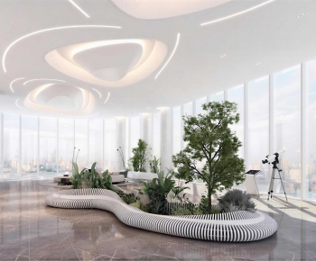 Modern Office Reception Desk-ID:230300905