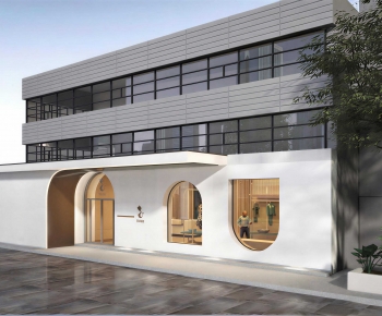 Modern Facade Element-ID:292331937