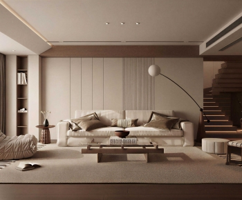 Wabi-sabi Style A Living Room-ID:303086041
