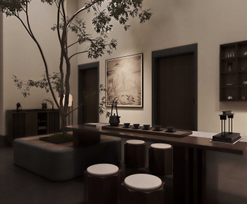 New Chinese Style Tea Tables And Chairs-ID:467571974