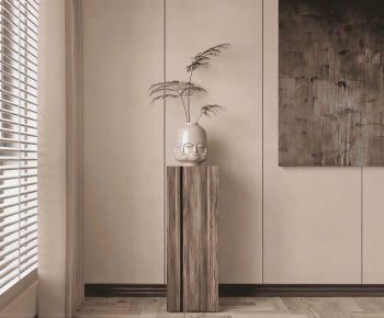 Wabi-sabi Style Potted Green Plant-ID:550370257
