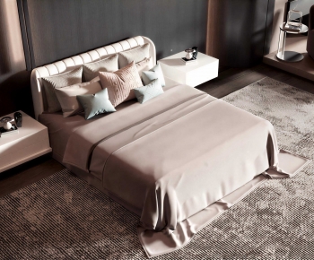 Modern Double Bed-ID:237102996