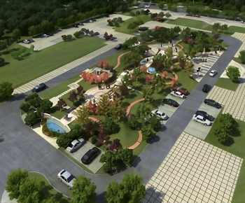 Modern Architectural Bird's-eye View Planning-ID:965718039