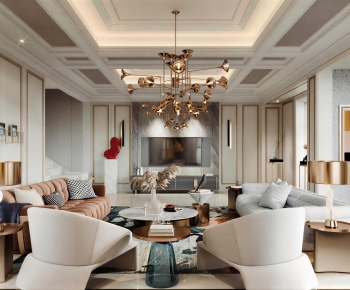 Modern A Living Room-ID:845302109
