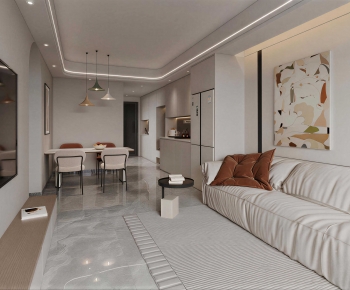 Modern A Living Room-ID:835849058