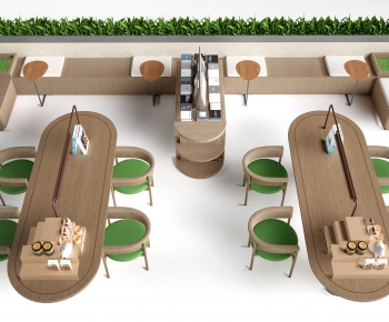 Modern Computer Desk And Chair-ID:629390009