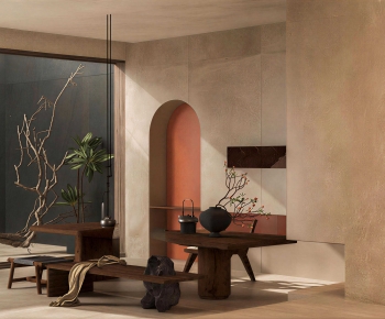 Wabi-sabi Style Tea House-ID:249142898