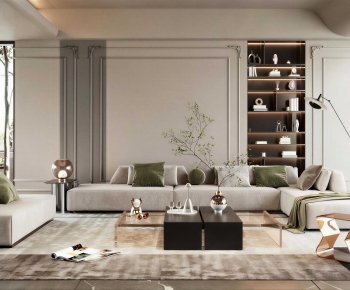 Modern A Living Room-ID:901038899