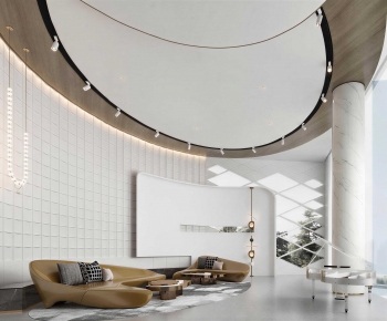 Modern Office Reception Desk-ID:342072963