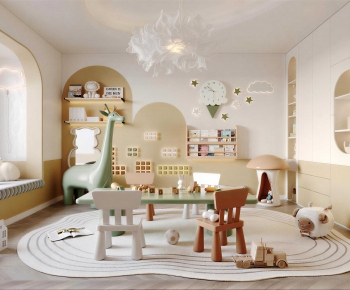 Modern Children's Room Activity Room-ID:378341914