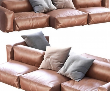 Modern Three-seat Sofa-ID:541275986