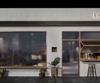 Modern Facade Element-ID:500319066