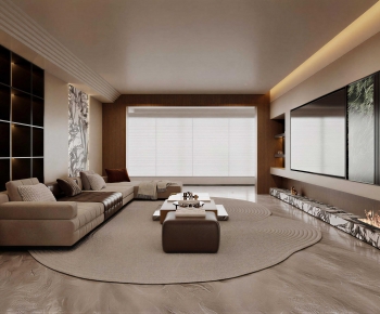 Modern A Living Room-ID:945611082