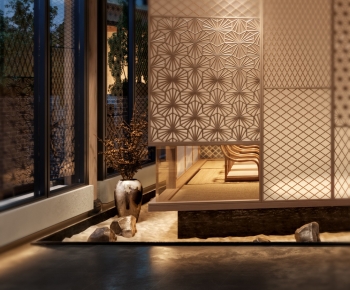 New Chinese Style Hallway-ID:453537948