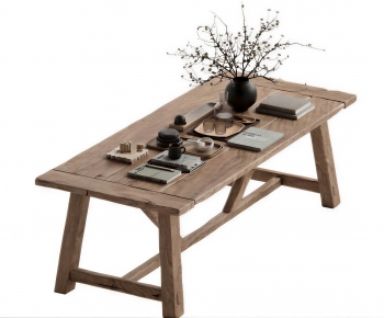 Wabi-sabi Style Coffee Table-ID:574161057
