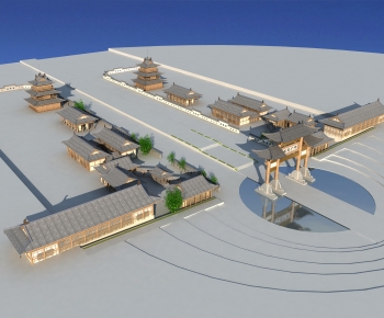 New Chinese Style Commercial Street-ID:202640064