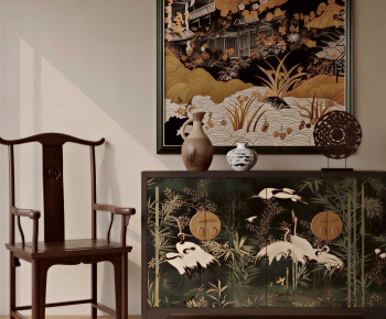 New Chinese Style Lounge Chair-ID:561252123