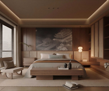 New Chinese Style Bedroom-ID:703133113