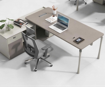 Modern Office Desk And Chair-ID:781776914