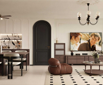 French Style A Living Room-ID:325479981