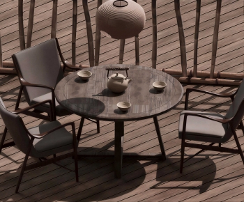 New Chinese Style Outdoor Tables And Chairs-ID:791141038