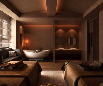 Wabi-sabi Style Beauty/foot Bath Spa/ Bath Center-ID:834666975