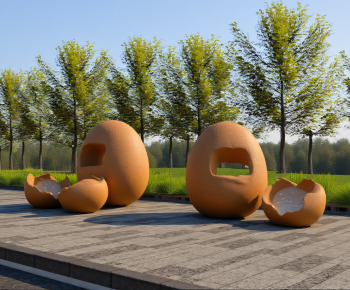 Modern Sculpture Sketch-ID:288585904