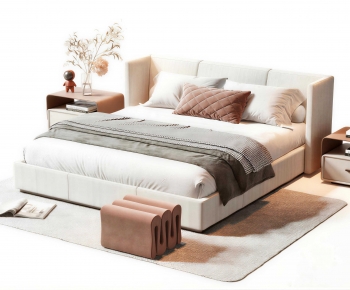 Modern Double Bed-ID:494873055