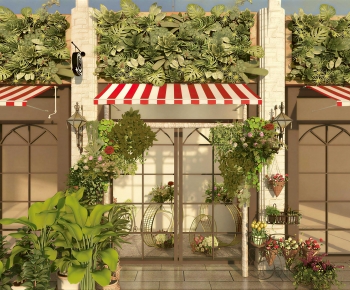Modern Facade Element-ID:544014937