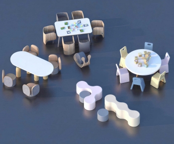 Modern Children's Table/chair-ID:132407906