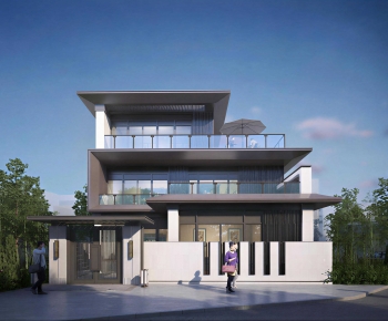 New Chinese Style Detached Villa-ID:880198965