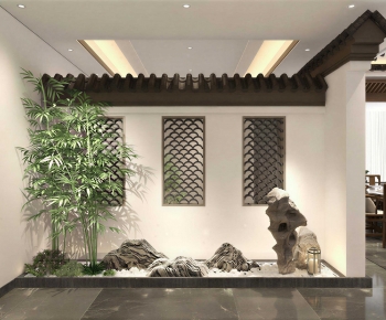 New Chinese Style Plant Landscaping-ID:240869059