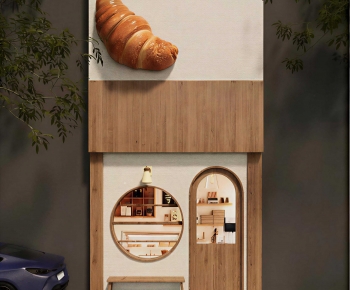 Modern Facade Element-ID:527252917