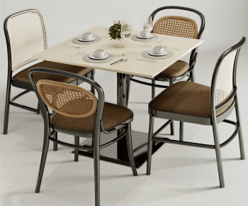 Modern Dining Table And Chairs-ID:356403114