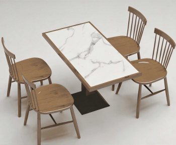 Modern Dining Table And Chairs-ID:814114097
