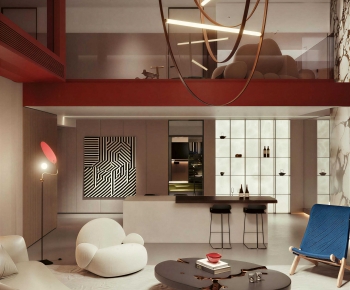 Modern A Living Room-ID:111109976