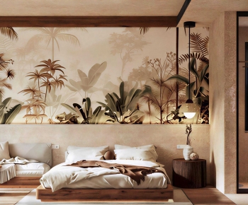 Wabi-sabi Style Guest Room-ID:944767008