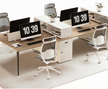 Modern Office Desk And Chair-ID:100069028