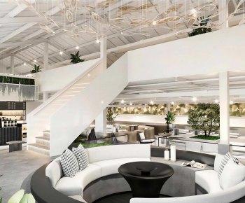 Modern Office Reception Desk-ID:549129966