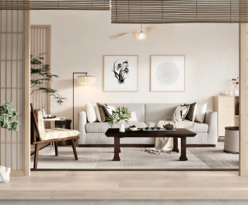 Japanese Style A Living Room-ID:388303046