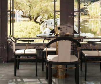 New Chinese Style Leisure Table And Chair-ID:801289117